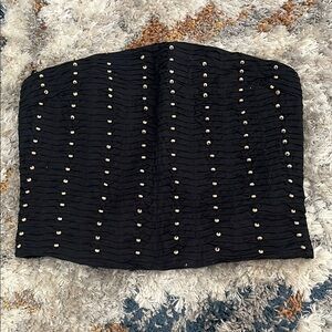 Black Beaded Women's Skirt